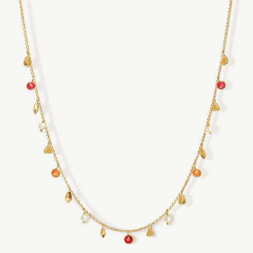 Mandalay Gemstone & Pearl Necklace