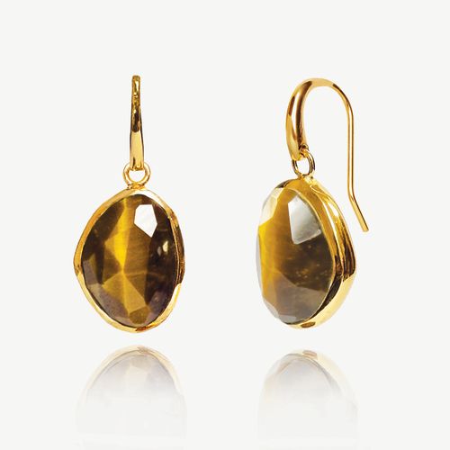Ombre Tiger's Eye Earrings