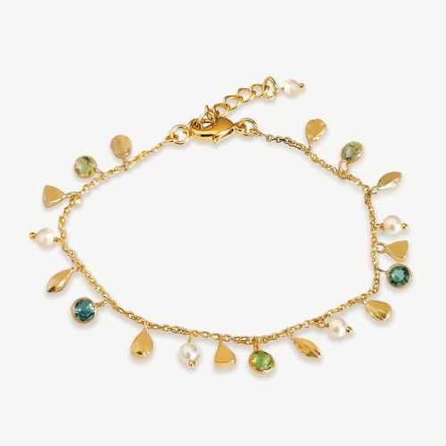 Rococo Gemstone & Pearl Bracelet