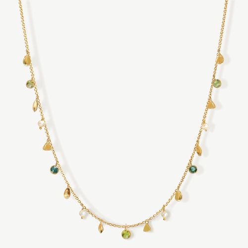Rococo Gemstone & Pearl Necklace