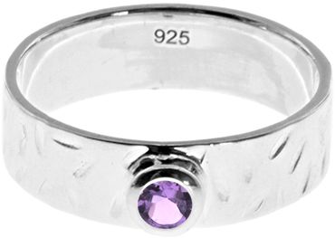 Lexi amethyst band ring