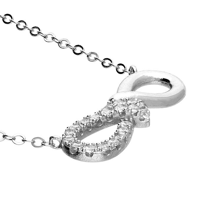 Sterling Silver Infinity Necklace