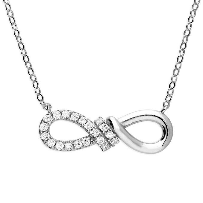 Sterling Silver Infinity Necklace