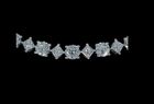 Necklace - 18 kt. White gold - 10.70ct. Natural Diamond