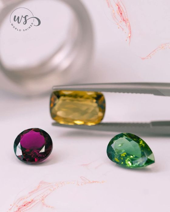Coloured stones