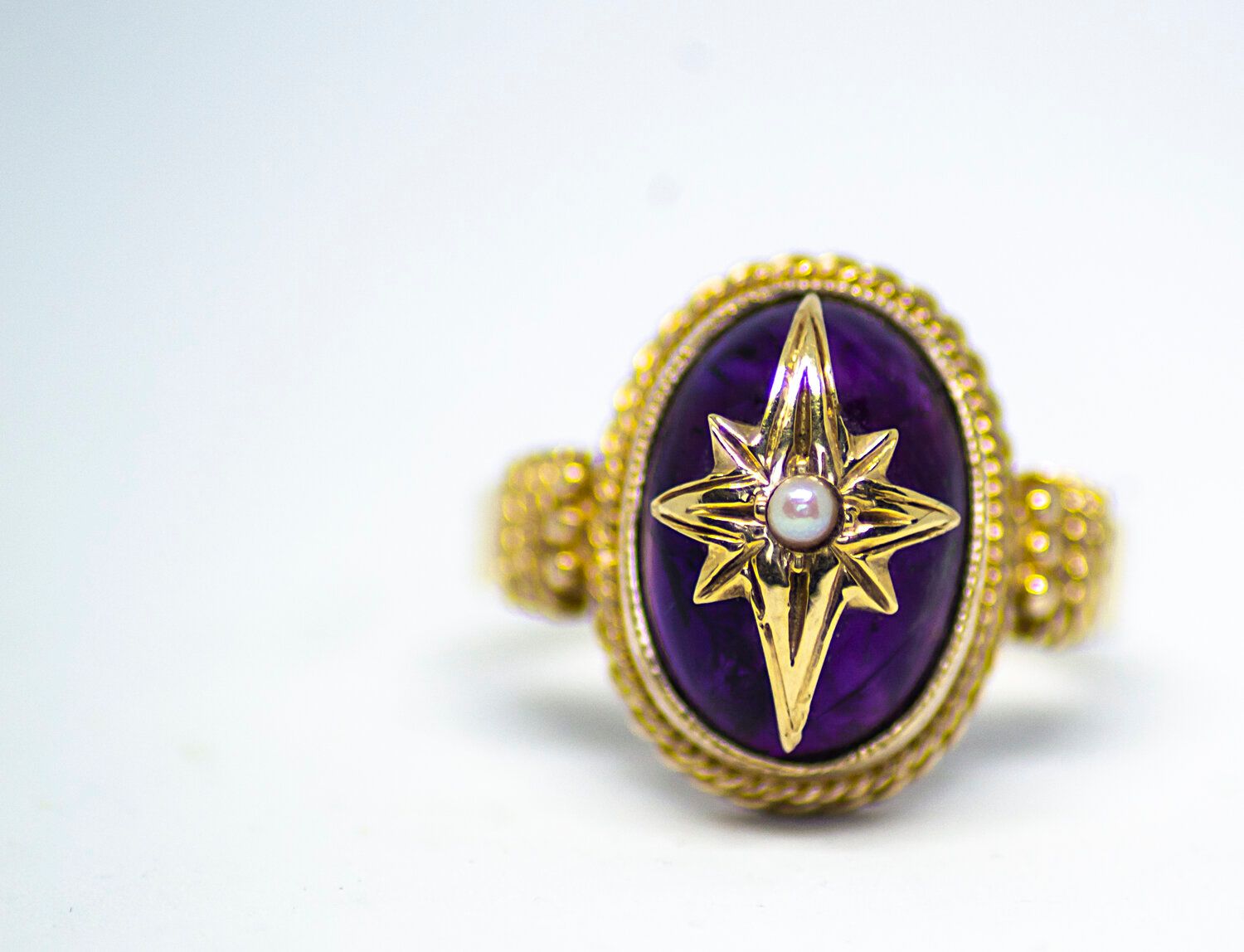 Victorian style mourning Ring