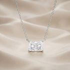 Radiant Solitaire Diamond Pendant Necklace