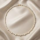  Eternal Radiance Round-Cut Diamond Tennis Necklace