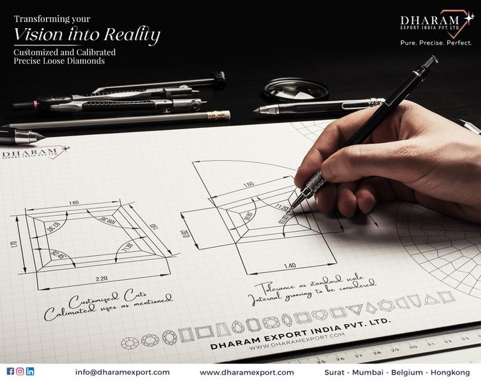 Custom Cut Natural Diamonds