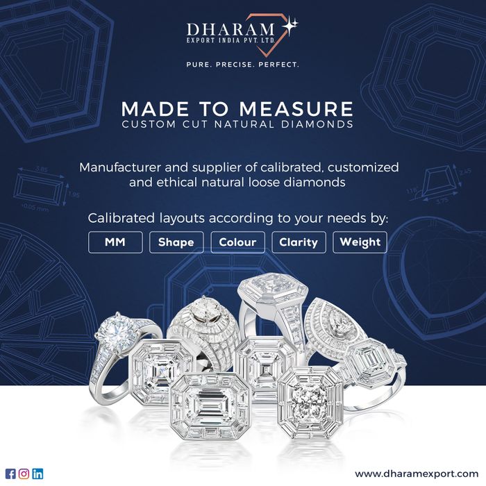 Custom Cut Natural Diamonds