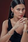 Large Oval Dangly Earrings