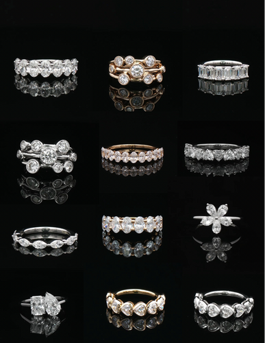 FANCY SHAPE LAB GROWN RINGS 