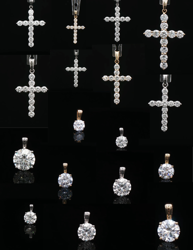 CROSS PENDANTS AND SOLITAIRE PENDANTS 