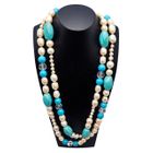 Freshwater Pearl and Turquoise 