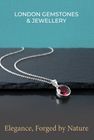 Natural Rhodolite Garnet Earing