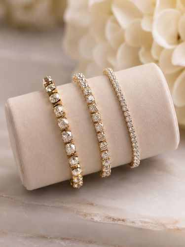 Round Brilliant Diamond Tennis Bracelet