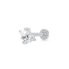 Pearl & Sparkle Single Flat Back Earring