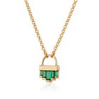 Emerald Green Art Deco Necklace