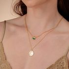 Emerald Green Art Deco Necklace