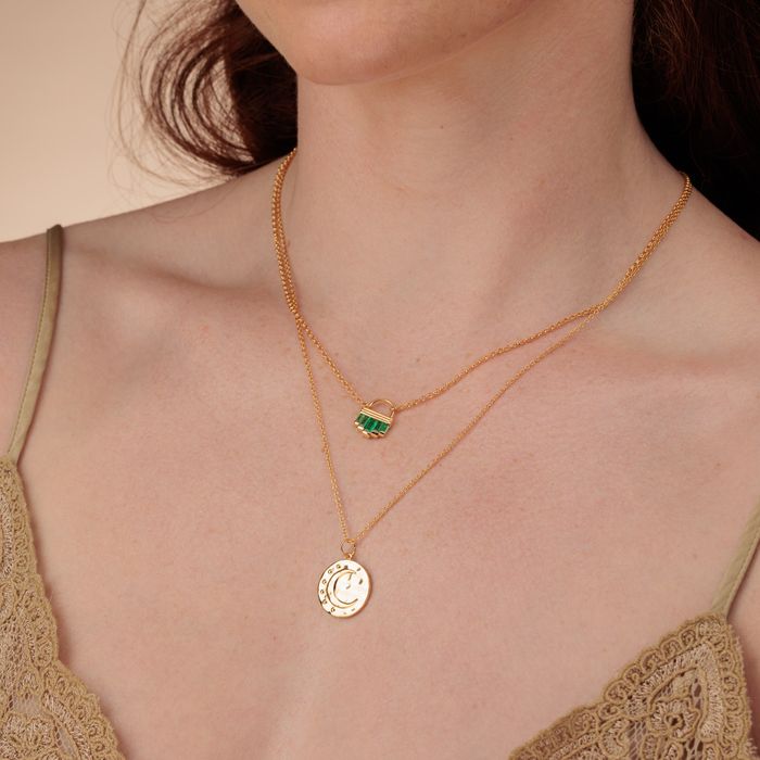Emerald Green Art Deco Necklace