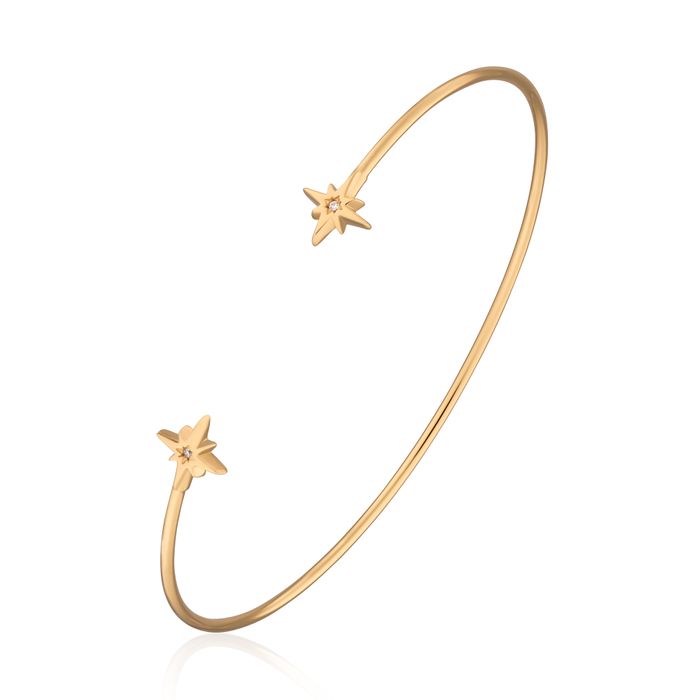 Starburst Open Bangle
