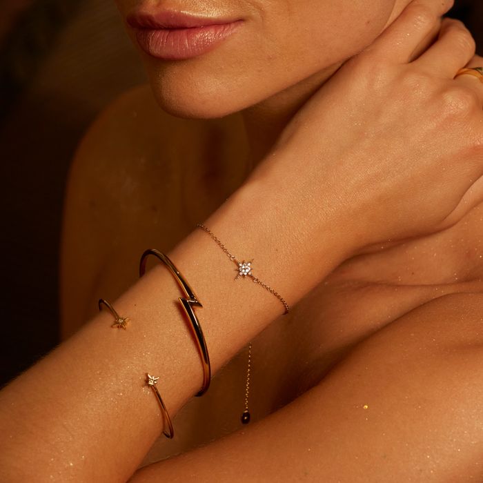 Starburst Open Bangle
