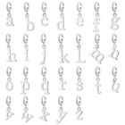 Silver Initial Letter Charms