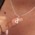 Silver Initial Letter Charms