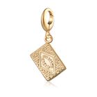 Gold Custard Cream Biscuit Charm