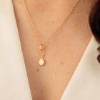 Gold Padel Racket Charm
