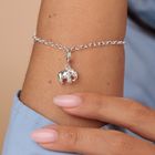 Silver Elephant Charm