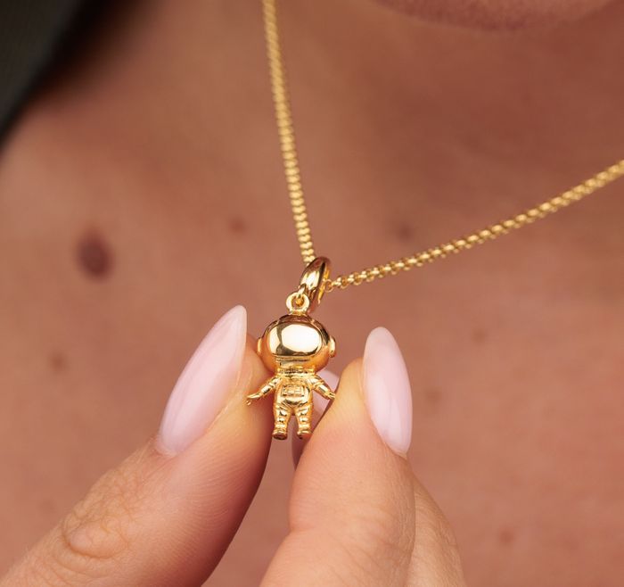 Gold Plated Astronaut Charm
