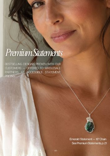 Premium Statements - Sterling Silver Bestsellers - Emerald, Aquamarine, Peridot, & Opal