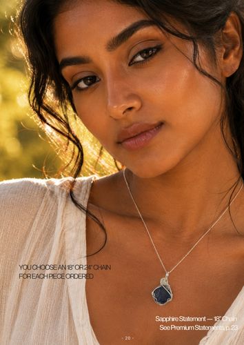 Premium Statements - Blue Collection - Sterling Silver - Sapphire, Sapphire + Freshwater Pearl, Blue Topaz & Lapis Lazuli