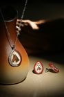SIlk Embroidered Horse (Necklace) 