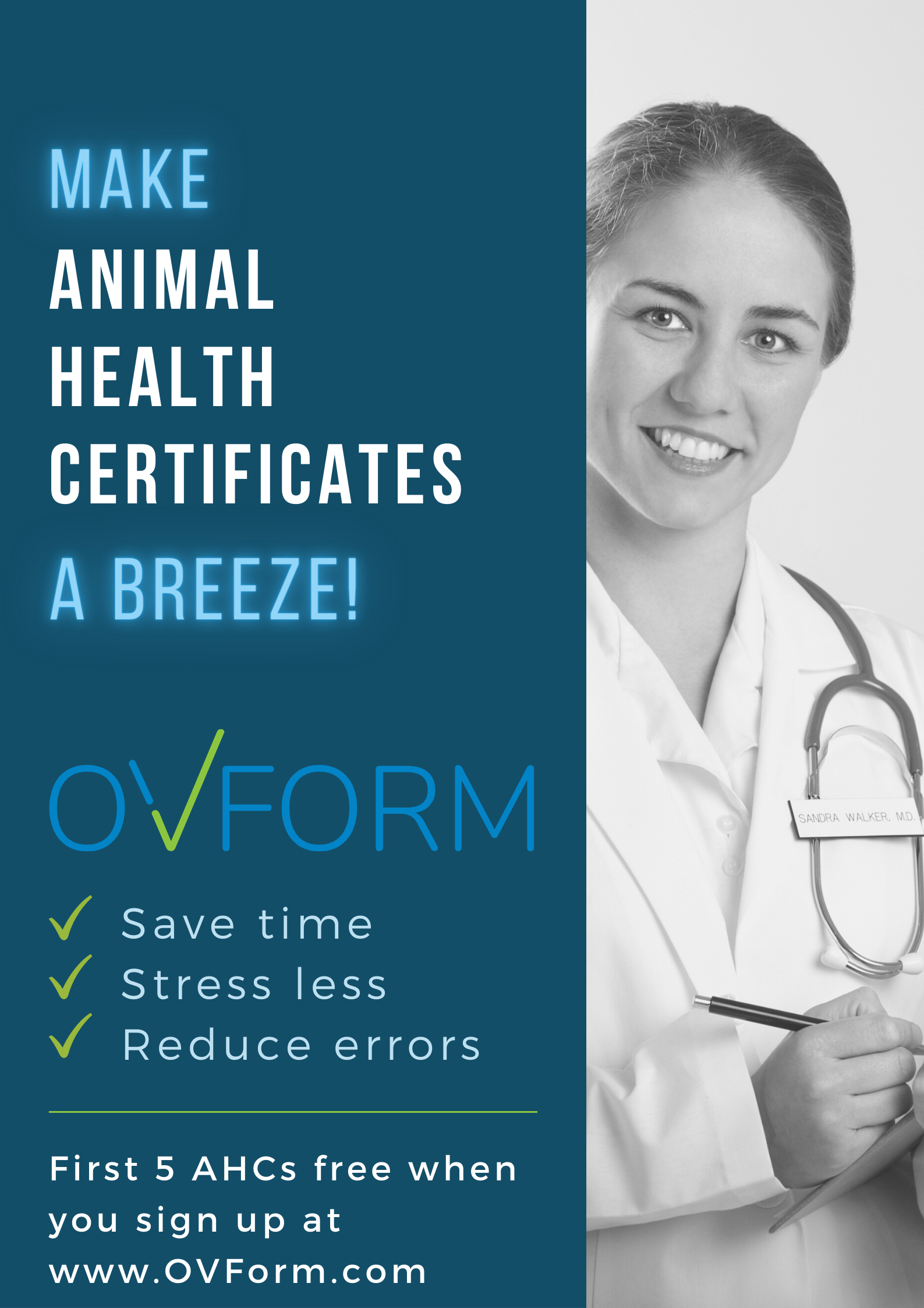 FAST, EFFICIENT ANIMAL HEALTH CERTIFICATES ONLY A FEW CLICKS AWAY