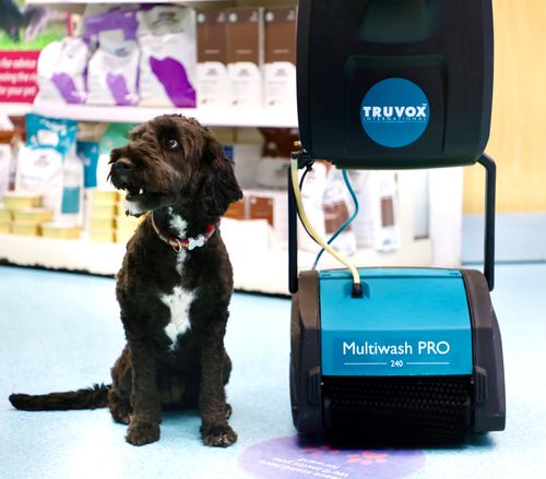 Truvox demonstrates how to keep practice floors exceptionally clean at the London Vet Show
