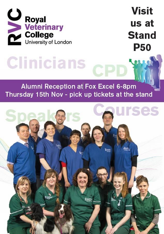 RVC Alumni Reception at the London Vet Show