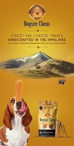 Finest Yak cheese treat handcrafted in the Himalayas. Vet Exclusive.