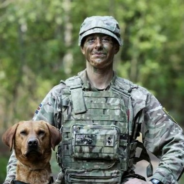 Lieutenant Tilly Harrison RAVC MRCVS Veterinary Officer Royal Army Veterinary Corps