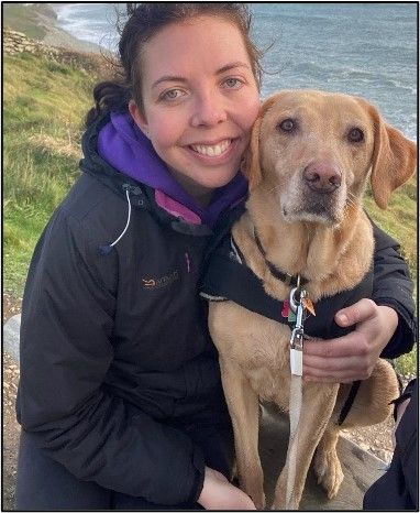 Emma and her dog