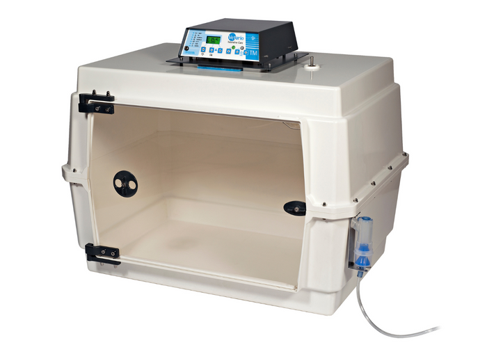 Vetario's Oxygen Compatible T40 & T50M Intensive Care Units - ideal for busy vets.