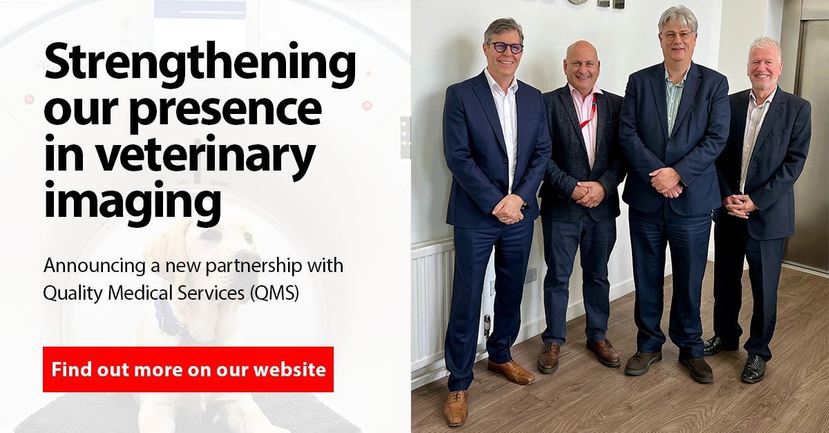 QMS Veterinary partner with Canon Medical Systems to supply advanced imaging equipment