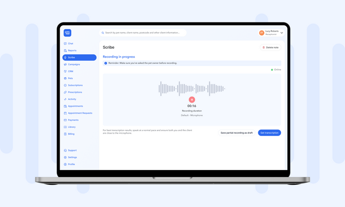 Scribe Now Free to ALL UK PetsApp Users