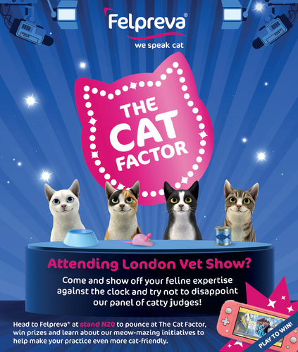 Felpreva® Brings the Sparkle to London Vet Show with The Cat Factor and Pawsome Prizes