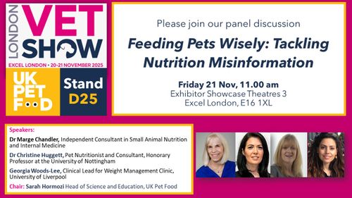 Feeding Pets Wisely: UK Pet Food Takes on Nutrition Misinformation at London Vet Show 2025