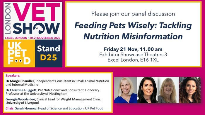 Feeding Pets Wisely: UK Pet Food Takes on Nutrition Misinformation at London Vet Show 2025