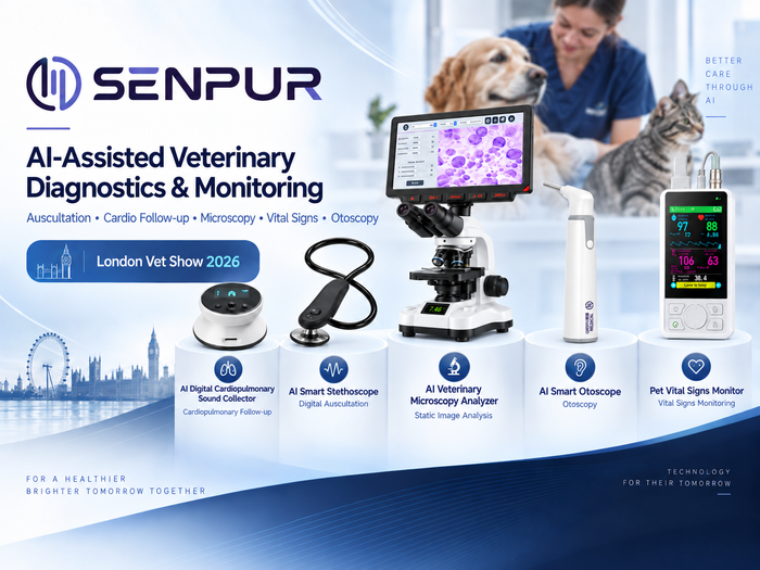 SENPUR to Showcase AI-Assisted Veterinary Solutions at London Vet Show 2026