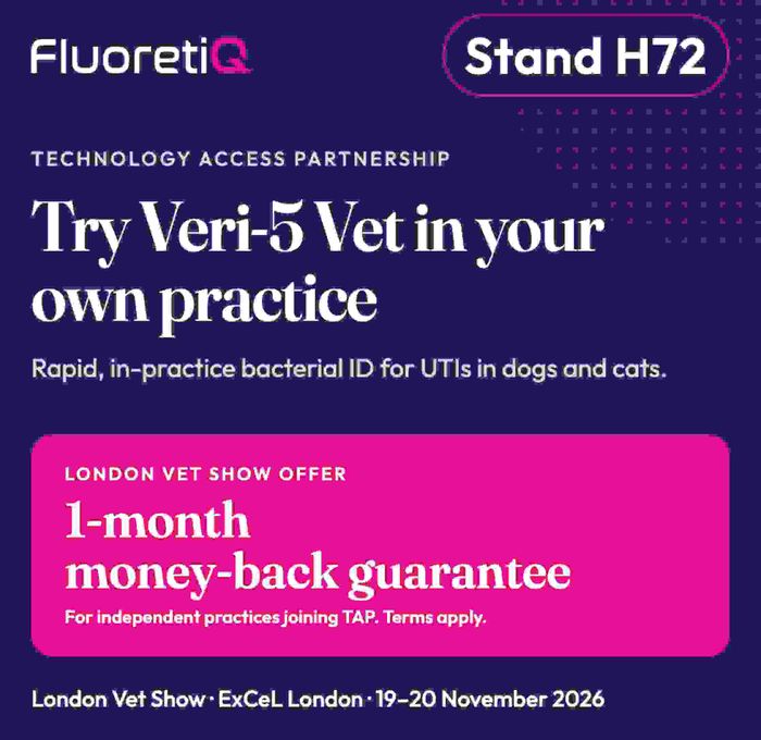 London Vet Show 2026: FluoretiQ opens Veri-5 Vet partnership with money-back offer