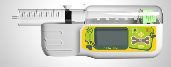 Portable syringe pump